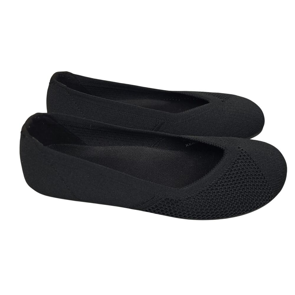 Xero Shoes Phoenix Knit Ballet Flats Womens 7.5 Black Barefoot Minimalist EUC - Picture 5 of 11